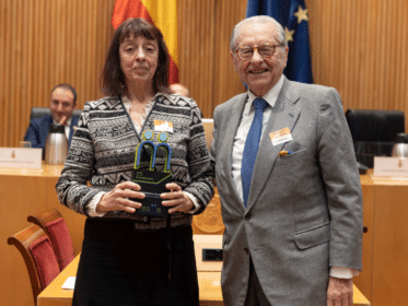 CEOMA recognised individuals for their significant contributions, and AGE was presented with a special award. Maria Petkova, our Vice-President, accepted the award during the ceremony.